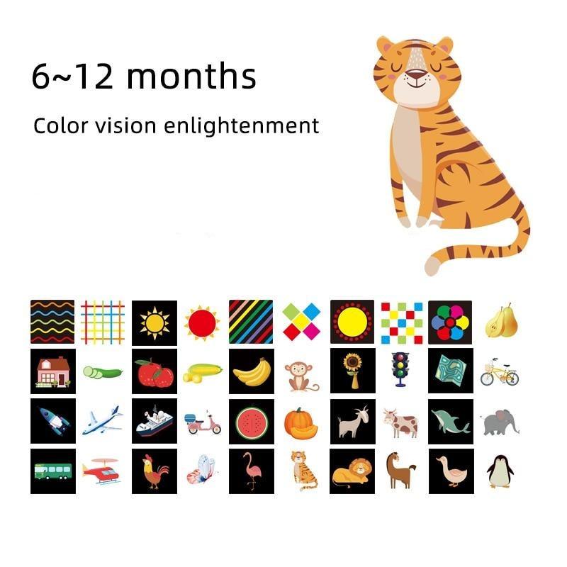 High Contrast Montessori Flash Cards