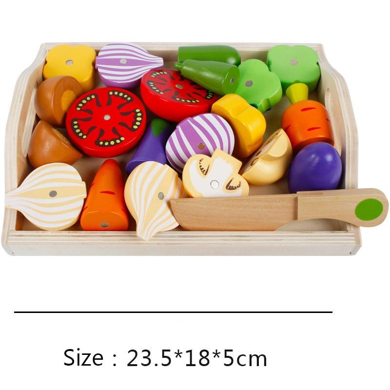 Wooden Food Pretend Play Set