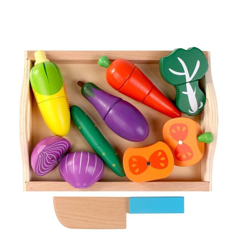 Wooden Food Pretend Play Set