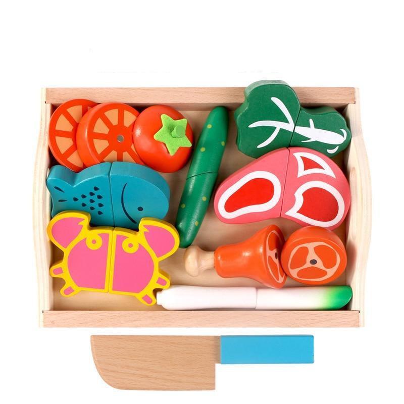 Wooden Food Pretend Play Set