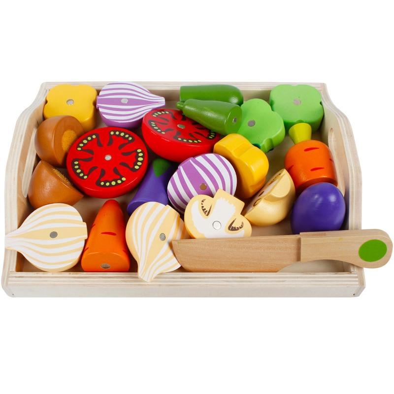 Wooden Food Pretend Play Set