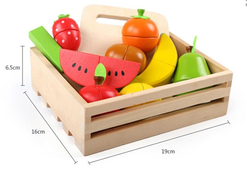Wooden Food Pretend Play Set