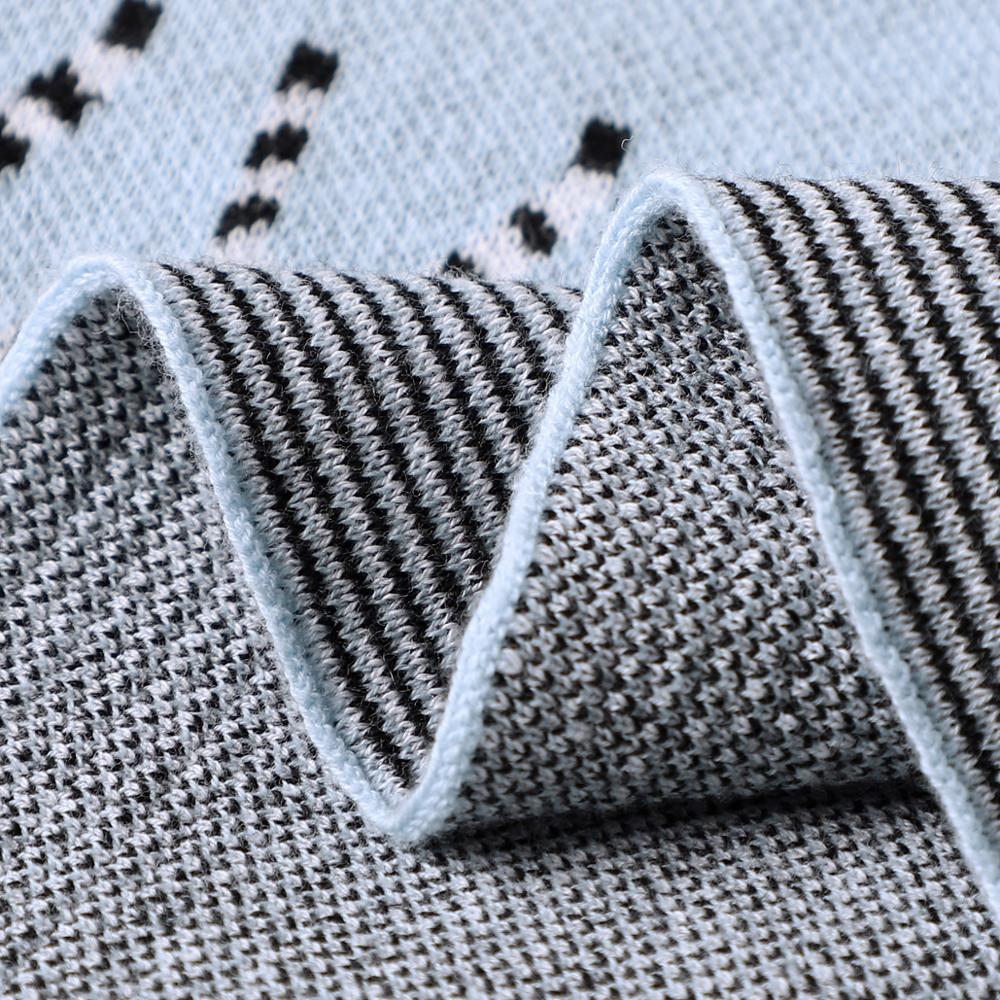 Knit Baby Blanket - Zebra