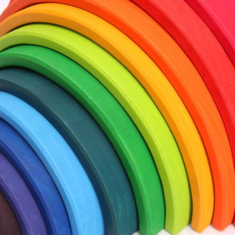 Large Wooden Rainbow