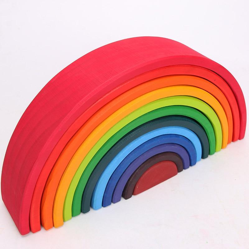 Large Wooden Rainbow