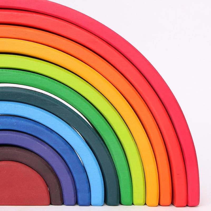 Large Wooden Rainbow