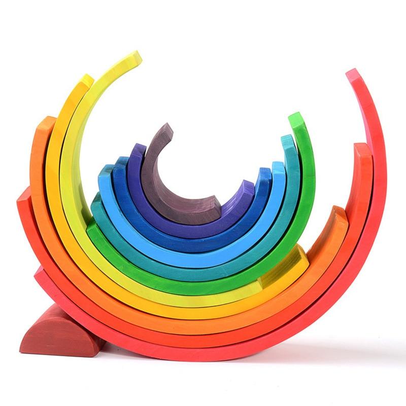 Large Wooden Rainbow