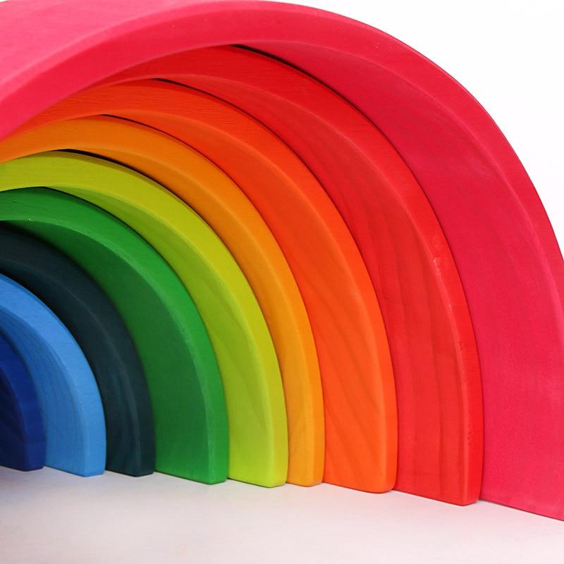 Large Wooden Rainbow
