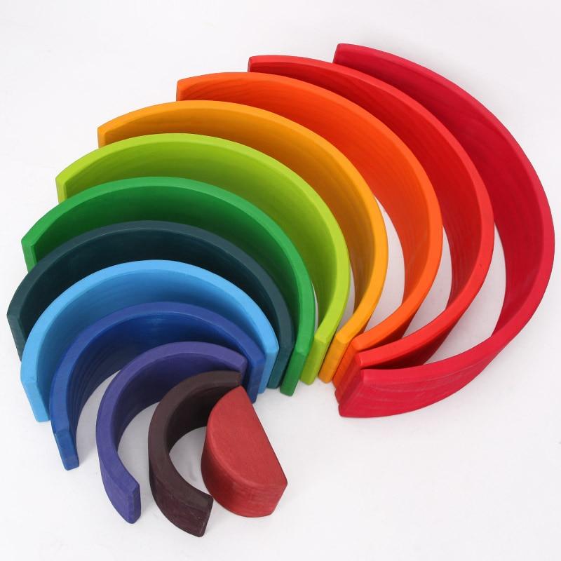 Large Wooden Rainbow