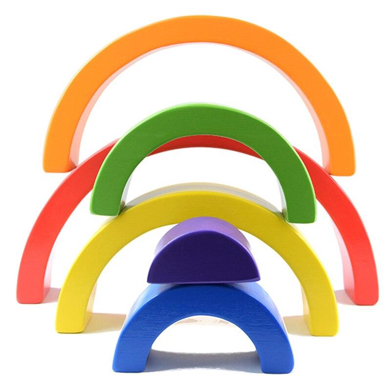 Medium Wooden Rainbow
