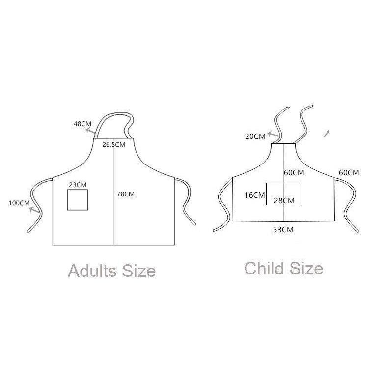 Mom and Me Linen Aprons