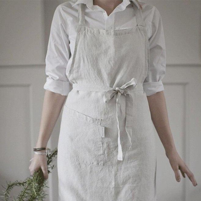 Mom and Me Linen Aprons