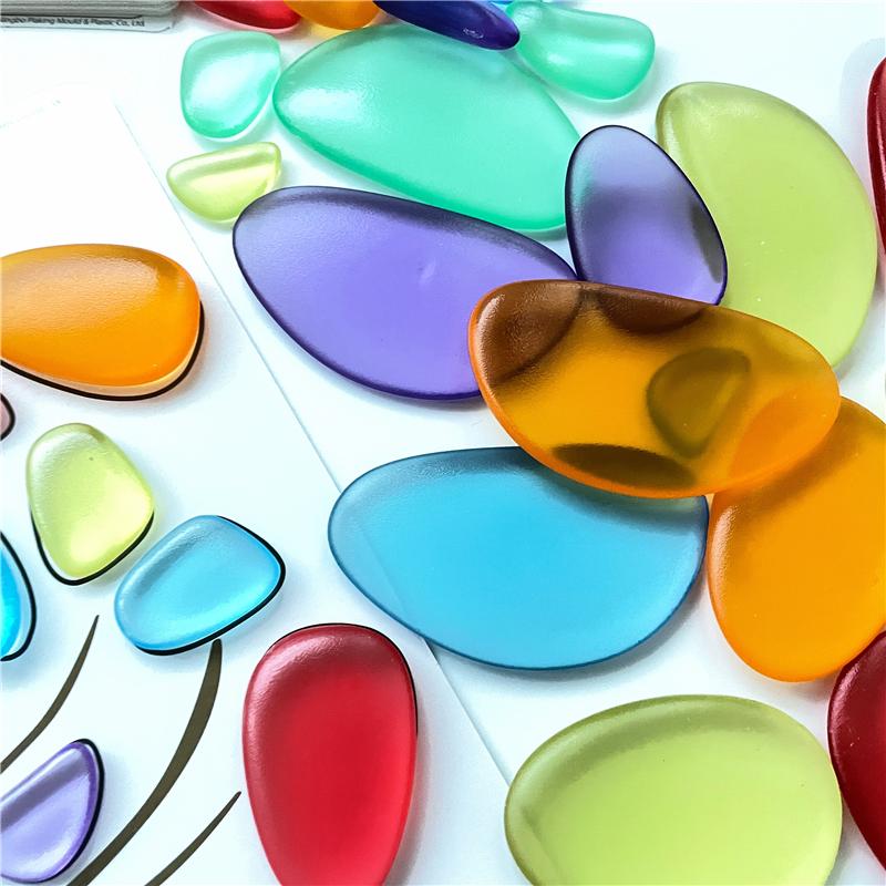 Montessori Colorful Stones Activity Set