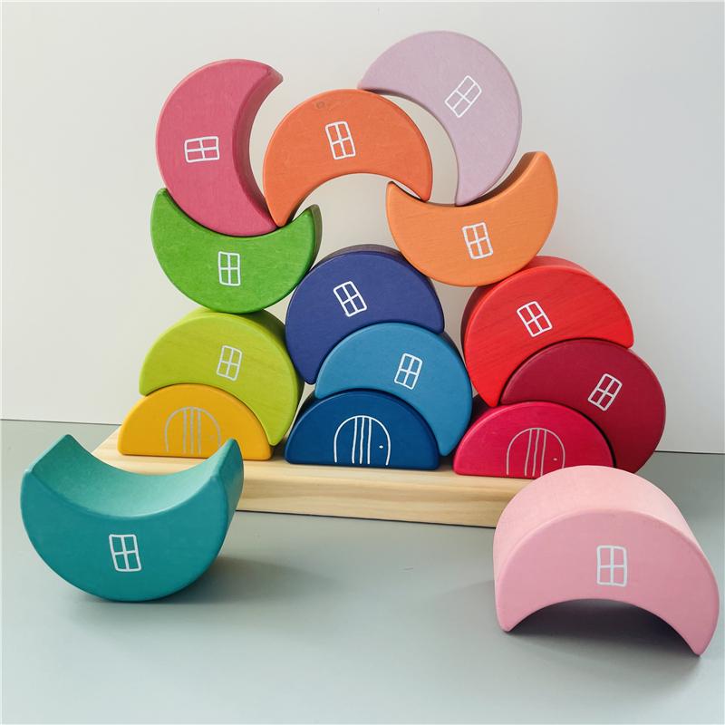 Moon Stacking Blocks