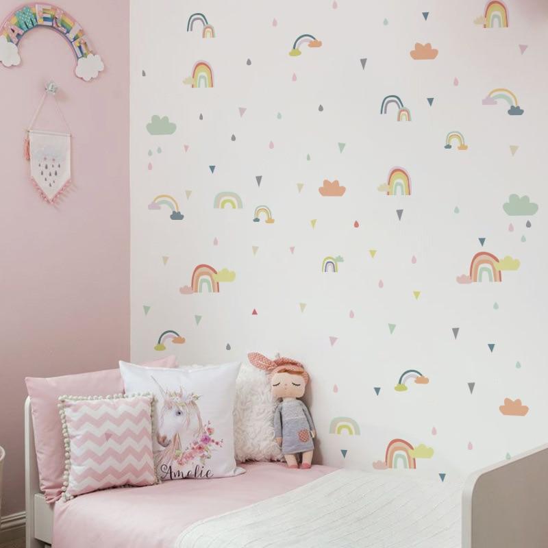 Rainbows and Clouds Wall Stickers