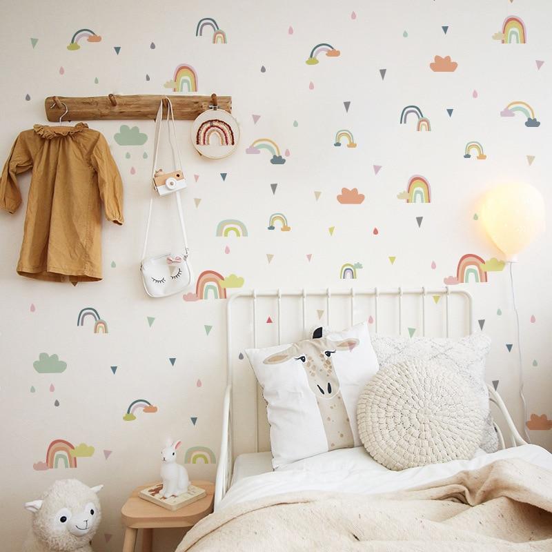 Rainbows and Clouds Wall Stickers