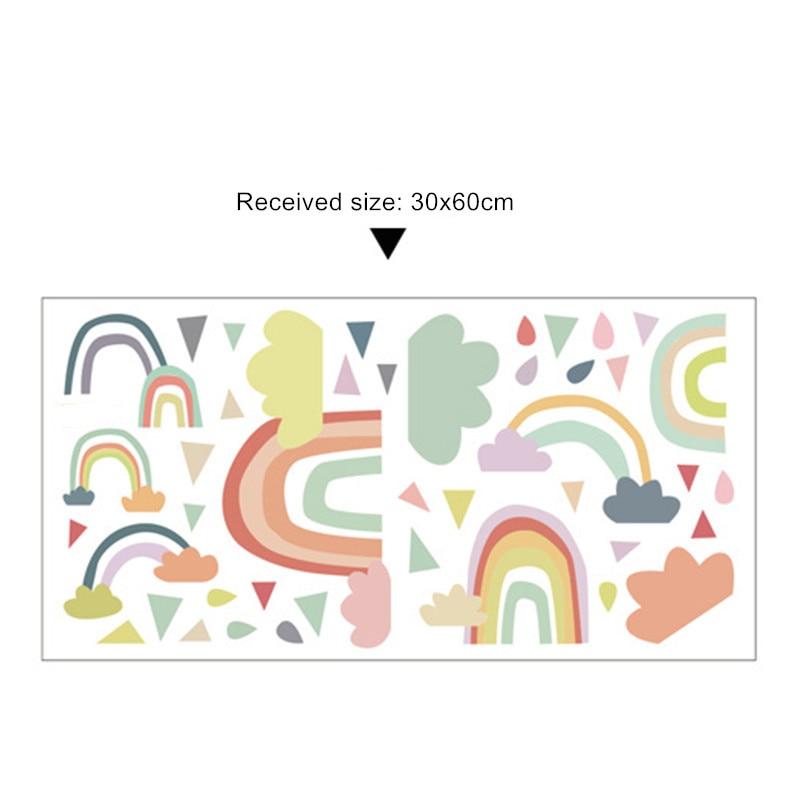 Rainbows and Clouds Wall Stickers