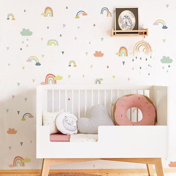 Rainbows and Clouds Wall Stickers