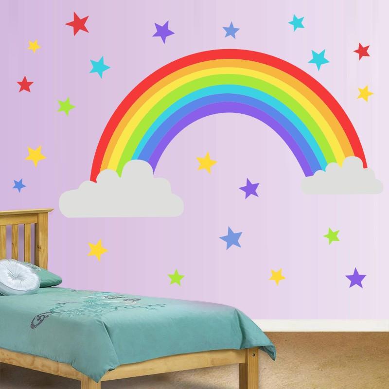 Somewhere Over the Rainbow Wall Sticker
