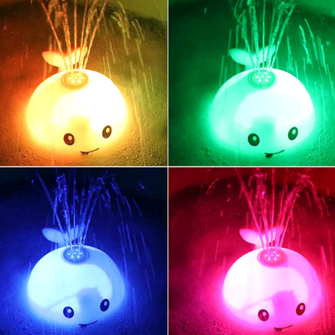 Sprinkler Whale Bath Toy