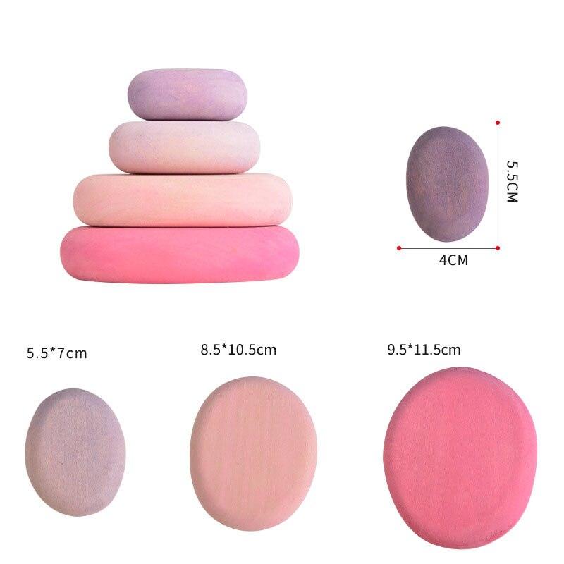 Wooden Stones Balance Blocks