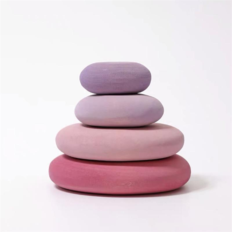 Wooden Stones Balance Blocks