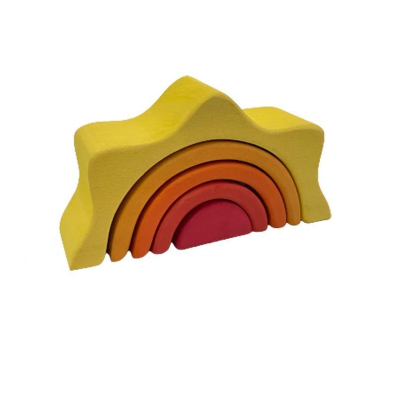 Wooden Sun Stacking Toy